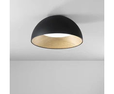 40W LED lubinis šviestuvas COCO, juodas, CCT