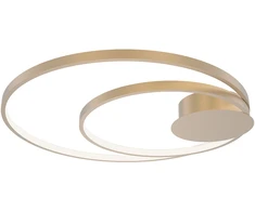 40W LED lubinis šviestuvas DIEM, aukso sp., CCT