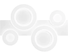 40W LED lubinis šviestuvas DROP, baltas, CCT