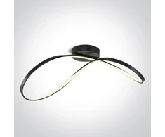 40W LED lubinis šviestuvas, juodas, 3000K, dimeriuojamas, 63154A/B/W