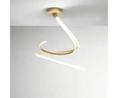 40W LED lubinis šviestuvas KINETIC, aukso sp., CCT