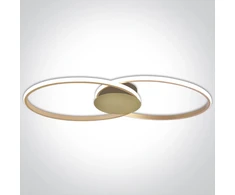 40W LED lubinis šviestuvas, šampano sp., 3000K, dimeriuojamas, 63154C/CH/W