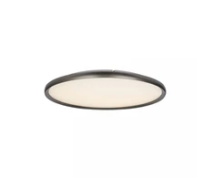 40W LED lubinis šviestuvas, šlifuoto tamsaus aliuminio sp., 2700/3000/4000K, dimeriuojamas, 25190