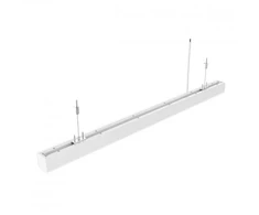 Pakabinamas šviestuvas 40W LED pakabinamas linijinis šviestuvas, baltas, 4000K