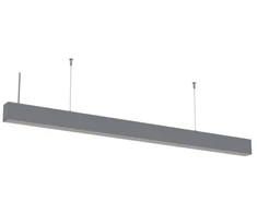 Pakabinamas šviestuvas 40W LED pakabinamas linijinis šviestuvas, sidabro sp., 6000K