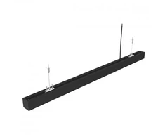 Pakabinamas šviestuvas 40W LED pakabinamas linijinis šviestuvas, juodas, 4000K