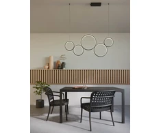 40W LED pakabinamas šviestuvas ATHENA, juodas, 3000/4000/6000K, dimeriuojamas