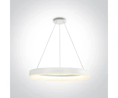 40W LED pakabinamas šviestuvas, baltas, 3000K, 63114/W/W