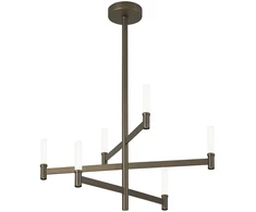 40W LED pakabinamas šviestuvas, bronzos/baltos sp., 2700/3000K, dimeriuojamas, 26123