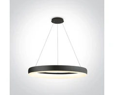 40W LED pakabinamas šviestuvas, juodas, 3000K, 63114/B/W