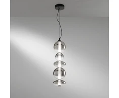 40W LED pakabinamas šviestuvas KEMET, juodas, 3000K