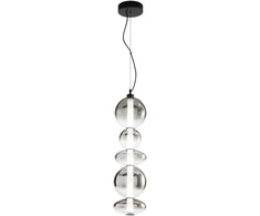 40W LED pakabinamas šviestuvas KEMET, juodas, 3000K