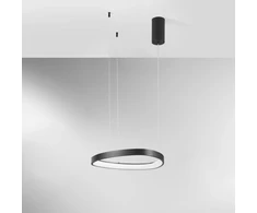 40W LED pakabinamas šviestuvas KLAPTON, juodas, CCT