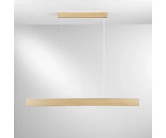 40W LED pakabinamas šviestuvas NAVEL, medžio sp., CCT