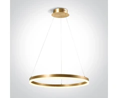 40W LED pakabinamas šviestuvas, žalvario sp., 3000K, 63144A/BS/W