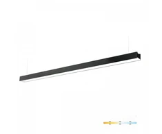 Pakabinamas šviestuvas 40W LED paviršinis/pakabinamas linijinis šviestuvas KOLINE GO PROFESSIONAL, juodas, 3000/4000/6500K