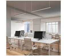 Pakabinamas šviestuvas 40W LED paviršinis/pakabinamas linijinis šviestuvas KOLINE GO PROFESSIONAL, baltas, 3000/4000/6500K