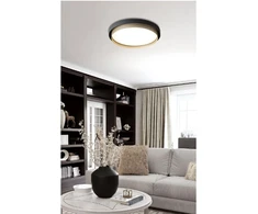 Lubinis šviestuvas 40W LED paviršinis šviestuvas ADRIANA, juodas/šampano sp., 3000K, 4292600