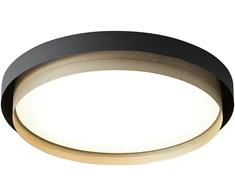 Lubinis šviestuvas 40W LED paviršinis šviestuvas ADRIANA, juodas/šampano sp., 3000K, 4292600