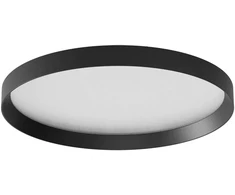 Lubinis šviestuvas 40W LED paviršinis šviestuvas DAMA, juodas, 3000/4000/5000K, 35cm, 01-3754