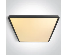 Lubinis šviestuvas 40W LED paviršinis šviestuvas, juodos sp., 2800/3300/4000K, 500x500mm, UGR19, 62020LU/B/V