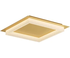 Lubinis šviestuvas 40W LED paviršinis šviestuvas PERIMETRO, matinės aukso sp., 3000/4000/6500K