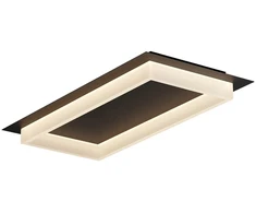 Lubinis šviestuvas 40W LED paviršinis šviestuvas PERIMETRO, juodas, 3000/4000/6500K