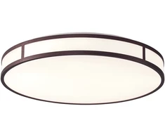 Lubinis šviestuvas 40W LED paviršinis šviestuvas PIEDRO, baltos/kavos sp., 3000K, 4266600