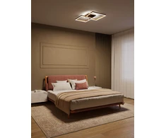 Lubinis šviestuvas 40W LED paviršinis šviestuvas SAMI, matinės aukso sp., 3000/4000/6000K