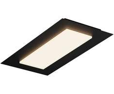 Lubinis šviestuvas 40W LED paviršinis šviestuvas TATAMI, juodas, 3000/4000/6500K