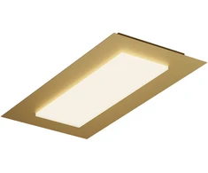 Lubinis šviestuvas 40W LED paviršinis šviestuvas TATAMI, matinės aukso sp., 3000/4000/6500K