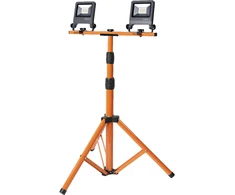 40W LED prožektorius su stovu WORKLIGHTS, tamsiai pilkas, 4000K, IP65