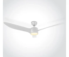 Lubinis šviestuvas 40W ventiliatorius su dimeriuojamu 22W LED šviestuvu, baltas, 3000/4000/5500K, 6306/W/V