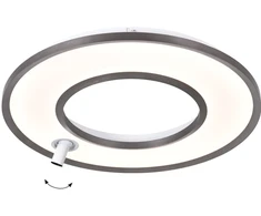 41W LED lubinis šviestuvas VALERIA, šlifuotos pilkos sp., 3000K, 4336700