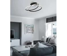 41W LED paviršinis lubinis šviestuvas MILY, juodas, 3000K, 4301501