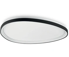 42W LED lubinis šviestuvas GEMINI, juodas, 4000K, 372105
