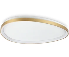 42W LED lubinis šviestuvas GEMINI, žalvario sp., 2700K, 341514