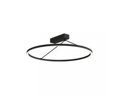 42W LED lubinis šviestuvas, juodas, 3000K, dimeriuojamas, 59cm, 2562