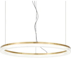 Ideal Lux 42W LED pakabinamas šviestuvas CROWN, žalvario sp., 3000K, 314921