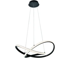 42W LED pakabinamas šviestuvas SIGMA, juodas, 3000K, 4247800