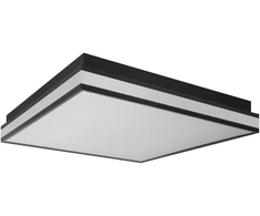 Lubinis šviestuvas 42W LED paviršinis šviestuvas SMART+ MATTER, juodas, 3000/6500K, dimeriuojamas