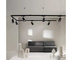 42W LED trifazis bėginis šviestuvas KONE, juodas, 4000K
