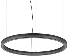 43W LED pakabinamas šviestuvas CROWN, juodas, 3000K, 365015