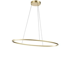 43W LED pakabinamas šviestuvas LEO, bronzos sp., 3000/4000K, dimeriuojamas, 01-3338