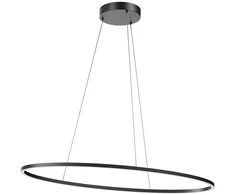 43W LED pakabinamas šviestuvas LEO, juodas, 3000/4000K, dimeriuojamas, 01-3339
