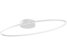 Lubinis šviestuvas 43W LED paviršinis šviestuvas LEO, baltas, 3000/4000K, dimeriuojamas, 01-3335