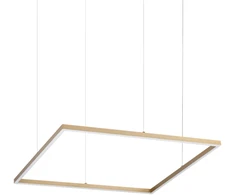 44W LED pakabinamas šviestuvas ORACLE SLIM, žalvario sp., 3000K, 370484