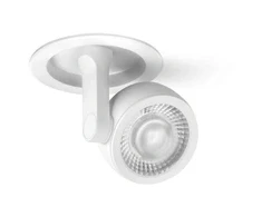4,5W įleidžiamas šviestuvas SIX XS RECESSED, baltas, 3000K, 34°, su maitinimo šaltiniu