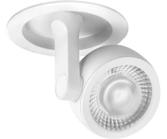 4,5W įleidžiamas šviestuvas SIX XS RECESSED, baltas, 3000K, 34°, su maitinimo šaltiniu