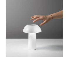 4,5W LED įkraunamas stalo šviestuvas MYKES, baltas, CCT, dimeriuojamas